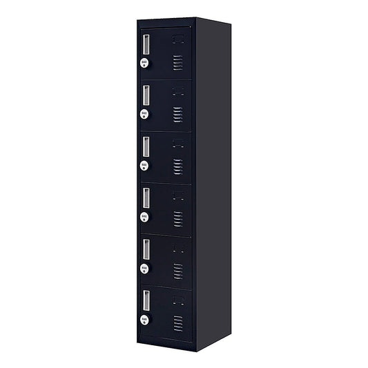 Hexa-Compartment Locker Efficient Organization For All Needs