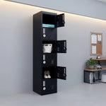 Hexa-Compartment Locker Efficient Organization For All Needs