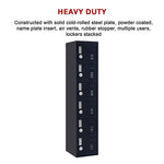 Hexa-Compartment Locker Efficient Organization For All Needs