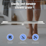900Mm Stainless Steel Grate Shower Drain With Centre Outlet