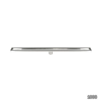 1000mm Stainless Steel Tile Insert Shower Drain - Centre Outlet Floor Waste