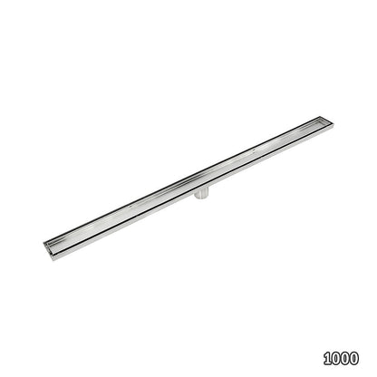 1000mm Stainless Steel Tile Insert Shower Drain - Centre Outlet Floor Waste