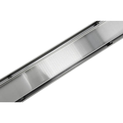 1000mm Stainless Steel Tile Insert Shower Drain - Centre Outlet Floor Waste