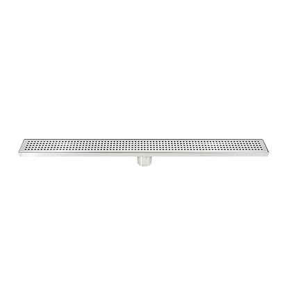 800Mm Stainless Steel Grate Shower Drain With Centre Outlet