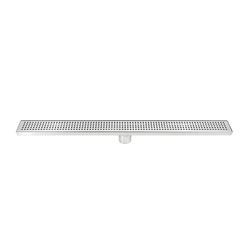 800Mm Stainless Steel Grate Shower Drain With Centre Outlet