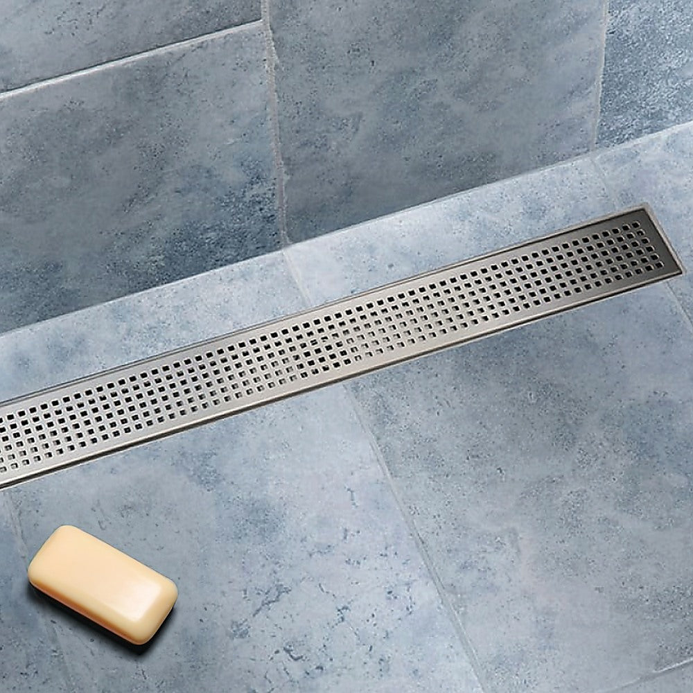 800Mm Stainless Steel Grate Shower Drain With Centre Outlet