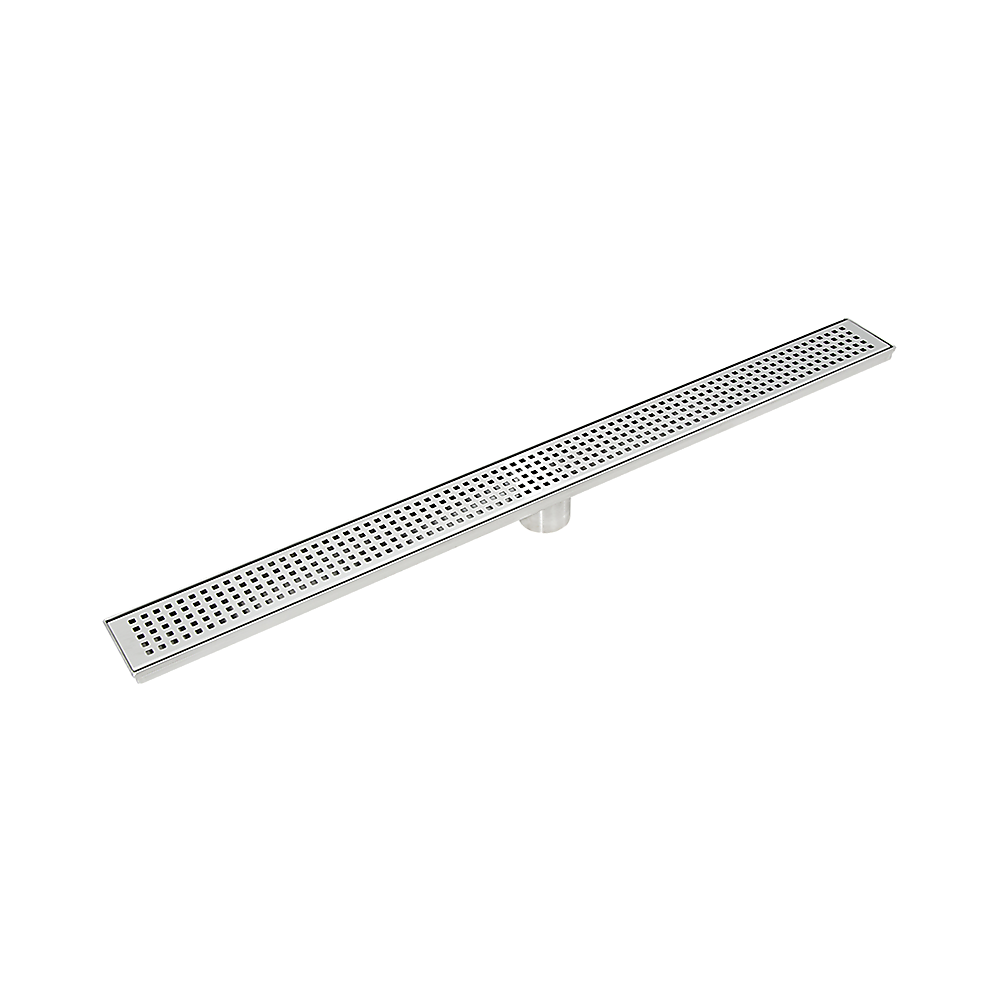 800Mm Stainless Steel Grate Shower Drain With Centre Outlet