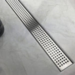 1000Mm Stainless Steel Grate Shower Drain Square Pattern