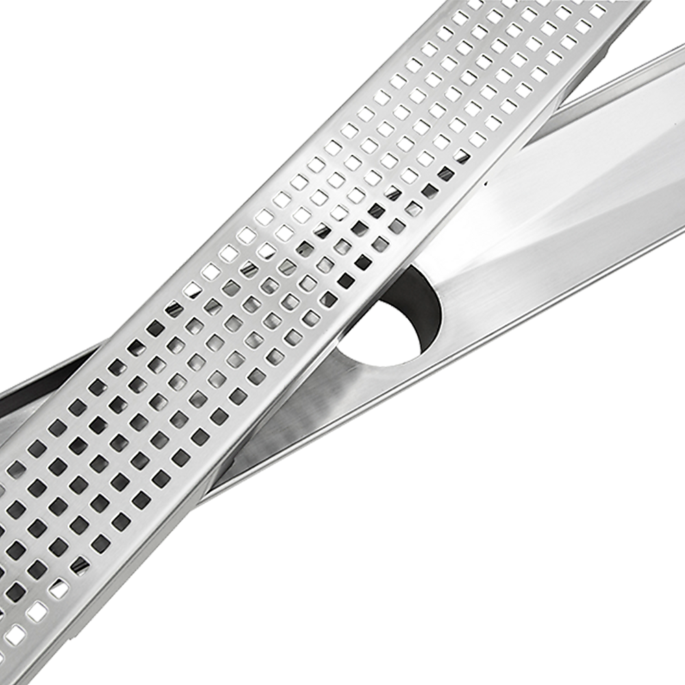 1000Mm Stainless Steel Grate Shower Drain Square Pattern
