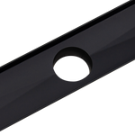 1000Mm Black Grate Shower Drain With Centre Outlet