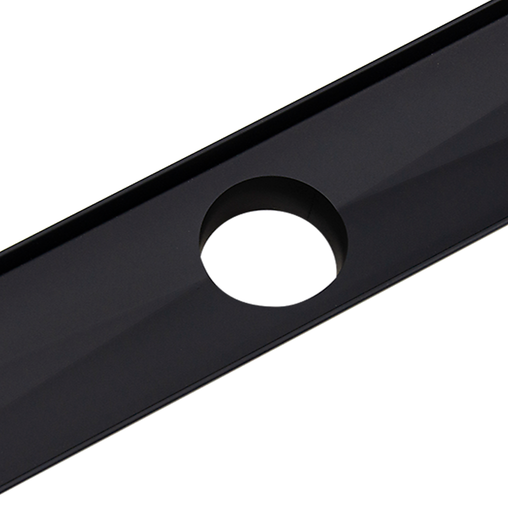 900Mm Black Grate Shower Drain Square Pattern