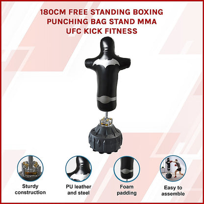 180cm Freestanding Punching Bag - MMA Fitness