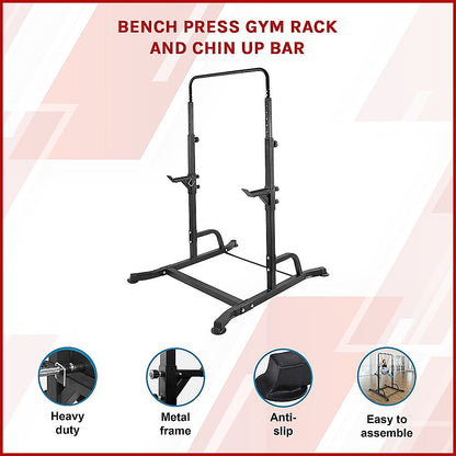 Bench Press Gym Rack with Chin Up Bar