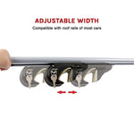 Car Top Roof Rail Rack Cross Bar Aluminium Lockable 1350Mm