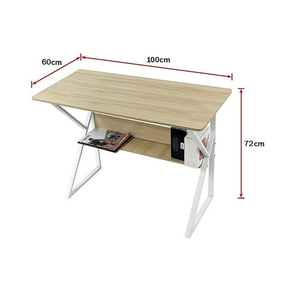 Computer Desk With Shelf 100x60x72cm