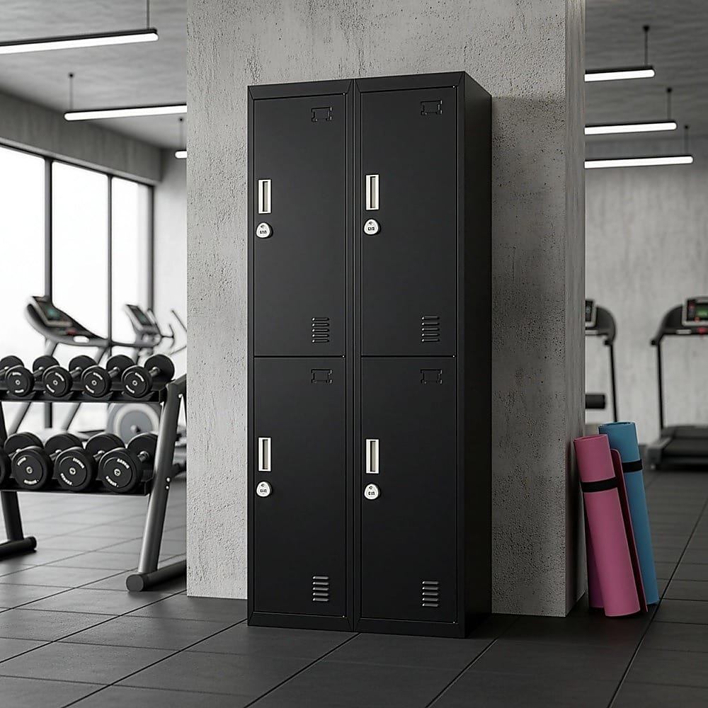 Steel Office Storage Locker Four Door 2x2cm