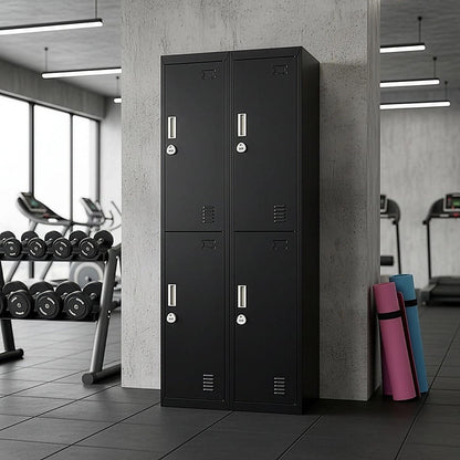 Steel Office Storage Locker Four Door 2x2cm