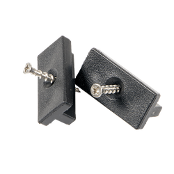 Composite Decking Hidden Fixing Fasteners (100 Plastic T Clips & Screws)