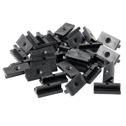 Composite Decking Hidden Fixing Fasteners (100 Plastic T Clips & Screws)