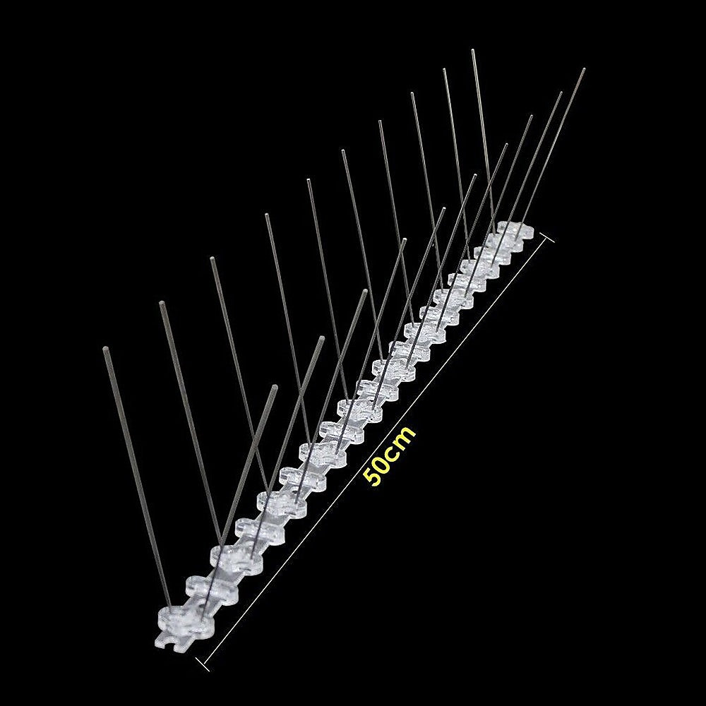 20X 50Cm Bird Spike S304 Wire Spikes Eaves Pigeon Gull Starling 10M
