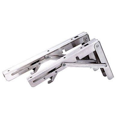 Heavy Duty Stainless Steel Folding Table Bracket (2X 20", 50Kg Load)