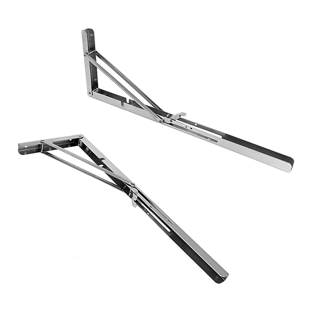 Heavy Duty Stainless Steel Folding Table Bracket (2X 20", 50Kg Load)