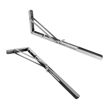 Heavy Duty Stainless Steel Folding Table Bracket (2X 20", 50Kg Load)