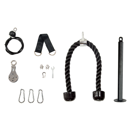 Pulley System Cable Attachment Pull Down Machine Diy Home Gym Workout Kit