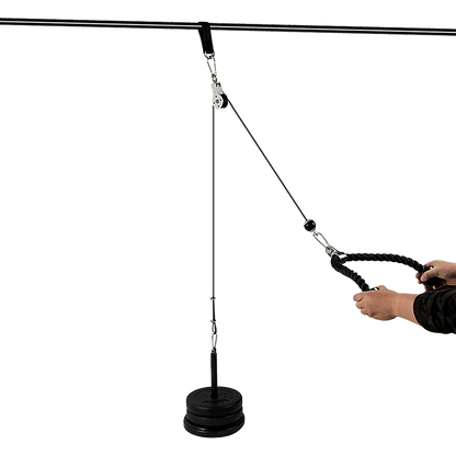 Pulley System Cable Attachment Pull Down Machine Diy Home Gym Workout Kit