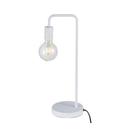 Modern Table Lamp Desk Light Base Bedside Bedroom White