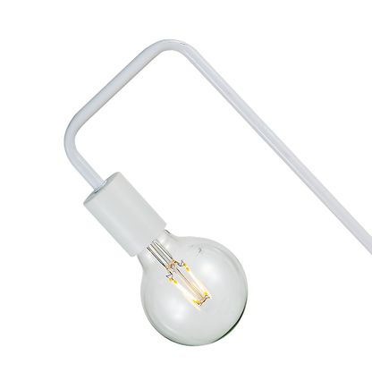 Modern Table Lamp Desk Light Base Bedside Bedroom White