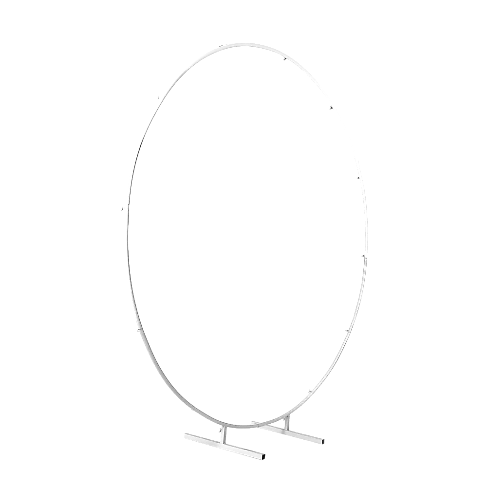 2M Wedding Hoop Round Circle Arch Backdrop Flower Display Frame