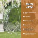 2M Wedding Hoop Round Circle Arch Backdrop Flower Display Frame