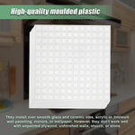 Tiles 3D Peel And Stick Wall Tile Stereoscopic Crystal White 10 Sheets