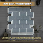 Tiles 3D Peel And Stick Wall Tile Dark Grey 10 Sheets