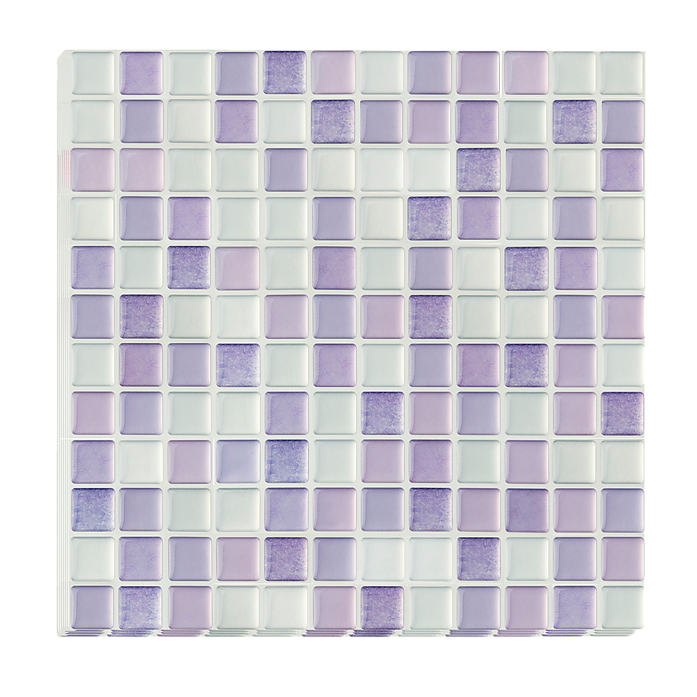 Tiles 3D Peel And Stick Wall Tile Crystal Mosaic 10 Sheets