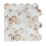 Tiles 3D Peel And Stick Wall Tile Shell Mosaic 10 Sheets