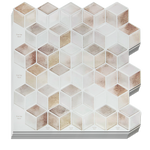 Tiles 3D Peel And Stick Wall Tile Shell Mosaic 10 Sheets