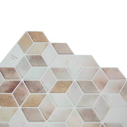 Tiles 3D Peel And Stick Wall Tile Shell Mosaic 10 Sheets