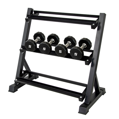 Dumbbell Rack Heavy Duty 3-Tier Home Gym Fitness Stand