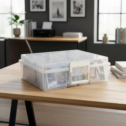 Jumbo Photo Storage Box 1600 4X6 Picture Organizer Case