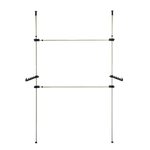 Heavy Duty Adjustable Clothes Rail Garment Display Stand