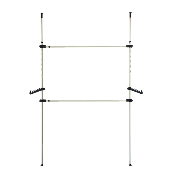  Heavy Duty Adjustable Clothes Rail Garment Display Stand