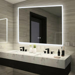 Smart Mirror Bathroom Vanity Led Lighted Wall Mirror 1000X700Mm