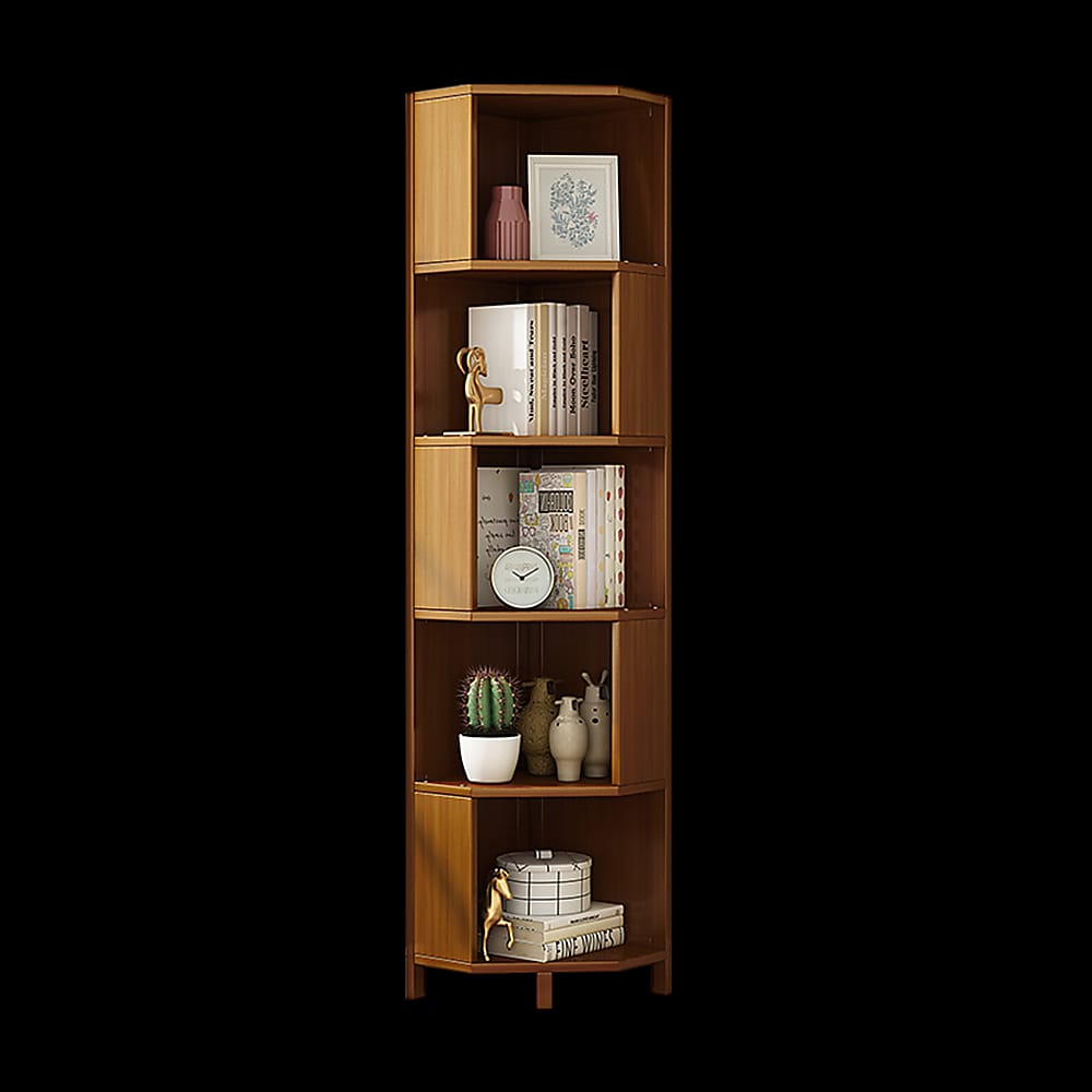 Corner Bookcase Industrial Design 32x32x169cm