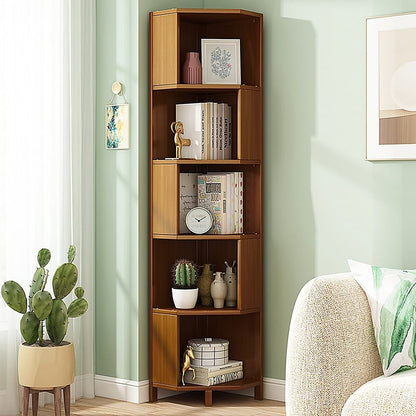 Corner Bookcase Industrial Design 32x32x169cm
