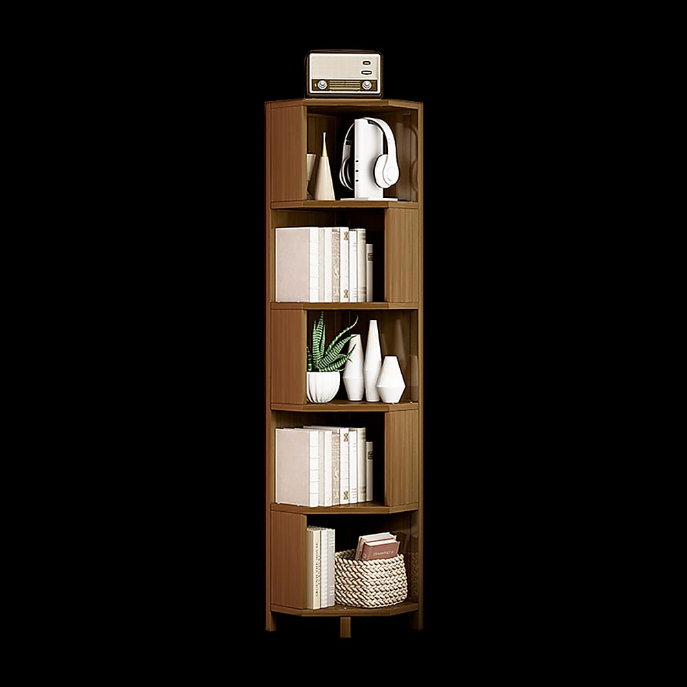 Corner Bookcase Industrial Design 32x32x169cm