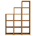 Bamboo Adjustable Shelf Bookcase Livingroom Bedroom Storage Rack