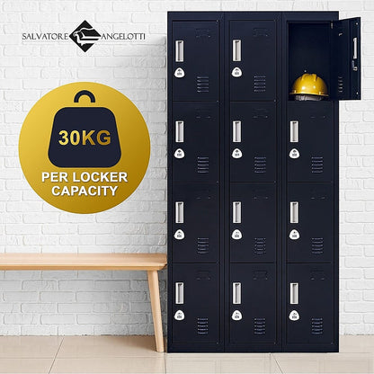 Office Storage Locker 12 Doors 3x4cm