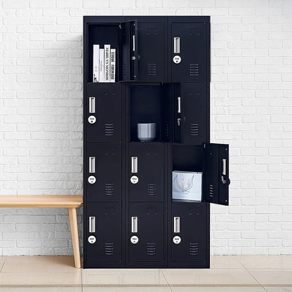 Steel Storage Locker 12 Doors 3x4cm